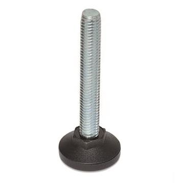 Machine foot - GN 839 - Otto Ganter GmbH & Co. KG - zinc-coated steel / leveling / threaded