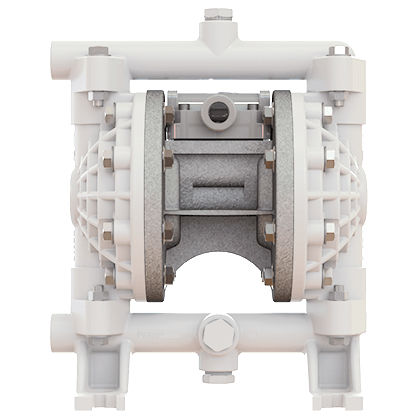 Double-diaphragm pump - Versa-Matic - air / with electric motor / self-priming