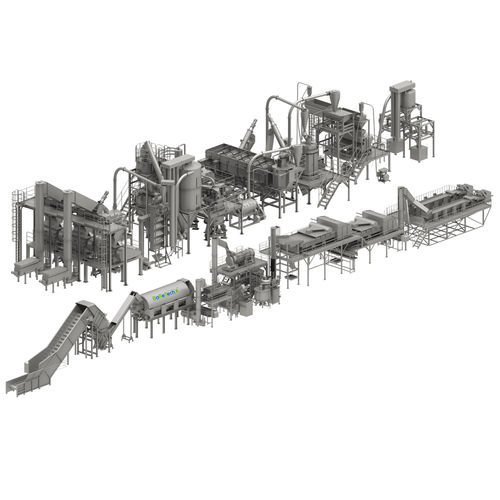Plastic recycling plant - TL9000-01 - BORETECH - for bottles / for the food industry / crushing