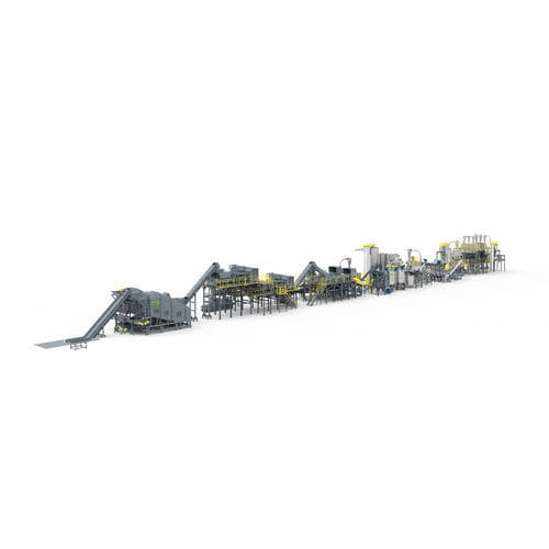 PET recycling plant - BRT-TRAY 01 - BORETECH - for PP / for the food industry / for bottles