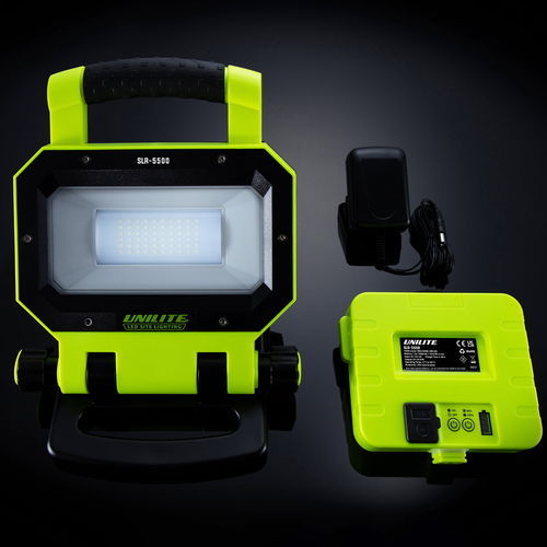 LED work light - SLR-5500 - Unilite - rechargeable / with battery / magnetic