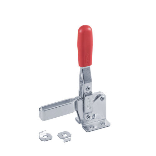 Vertical toggle clamp - A/AX - SPEEDY BLOCK - stainless steel / zinc-coated steel / with folded base
