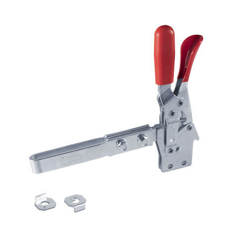 Vertical toggle clamp - FLS - SPEEDY BLOCK - zinc-coated steel / locking / with straight base