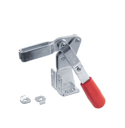 Vertical toggle clamp - AV - SPEEDY BLOCK - steel / with folded base / light-duty