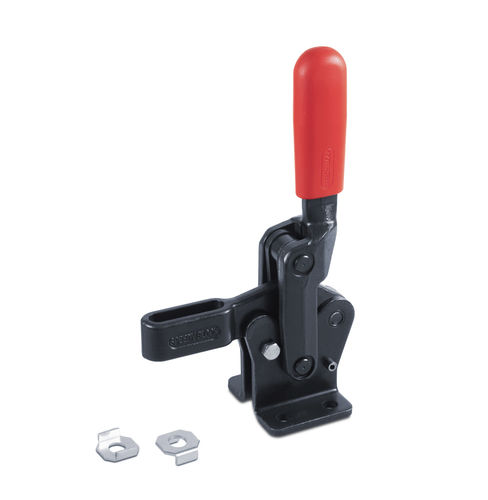 Vertical toggle clamp - LLA - SPEEDY BLOCK - with folded base / rugged / high load capacity