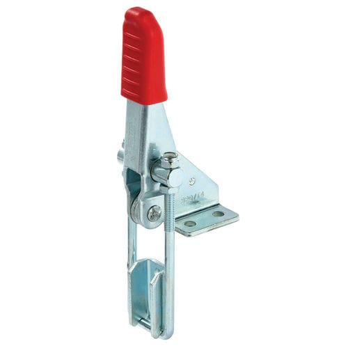 Latch type toggle clamp - T4-T40 - SPEEDY BLOCK - double-rod / zinc-coated steel / with folded base