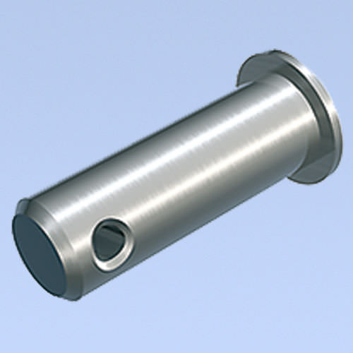 Clevis pin with pin hole - mbo Oßwald GmbH & Co KG - stainless steel / steel