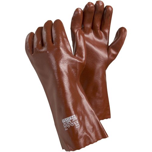 Chemical protection glove - 10PG - Ejendals Tegera - work / construction / for the metallurgical industry