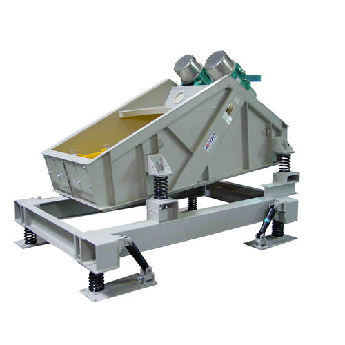 Drainage screener - AViTEQ Vibrationstechnik GmbH - linear vibrating / for plastic pellets / for liquids