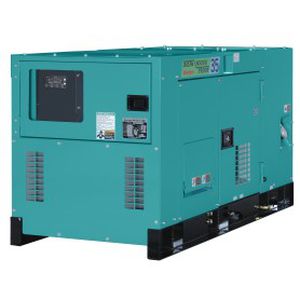 Diesel generator set - DCA-35SPK - Denyo - three-phase / stationary / 50 Hz