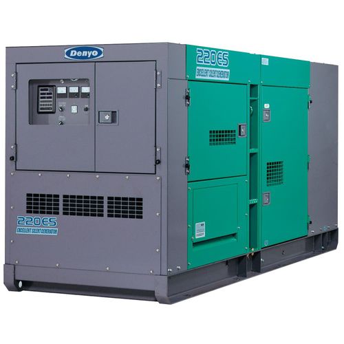 Diesel generator set - DCA-220ESK - Denyo - three-phase / stationary / 50 Hz