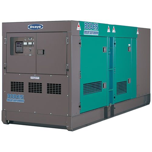 Diesel generator set - DCA-300ESK - Denyo - three-phase / stationary / 50 Hz