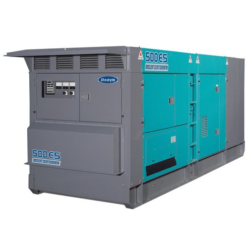 Diesel generator set - DCA-500ESK - Denyo - three-phase / stationary / 50 Hz