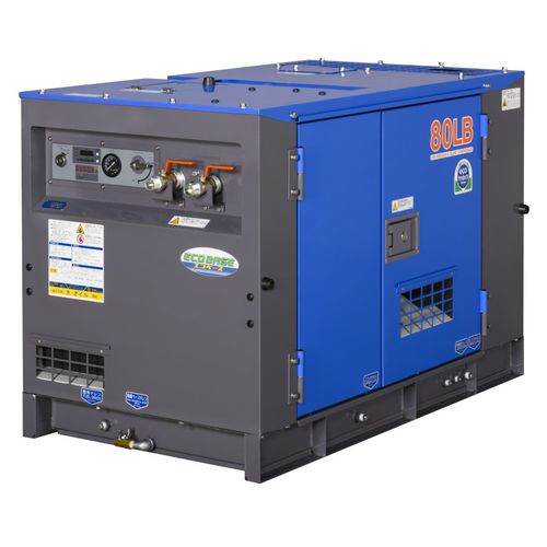 Screw compressor - DIS-80LBE - Denyo - air / diesel engine / portable