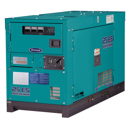 Diesel generator set - DCA-25ESK - Denyo - three-phase / stationary / portable