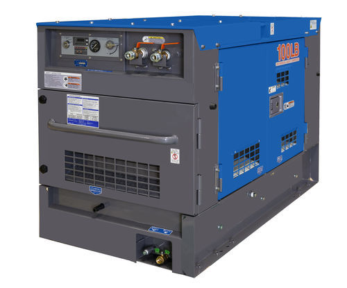 Screw compressor - DAS-100LBE - Denyo - air / diesel engine / portable