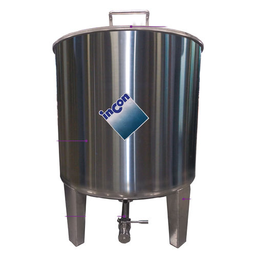 Mixing vessel - MTHM series - INCON - IBC / stainless steel / cylindrical