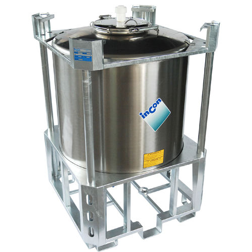 Stainless steel IBC container - PFC series - INCON - for viscous products / storage / transport