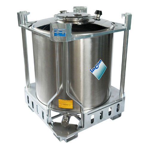 UN IBC container PLI series INCON stainless steel / hazardous materials / storage