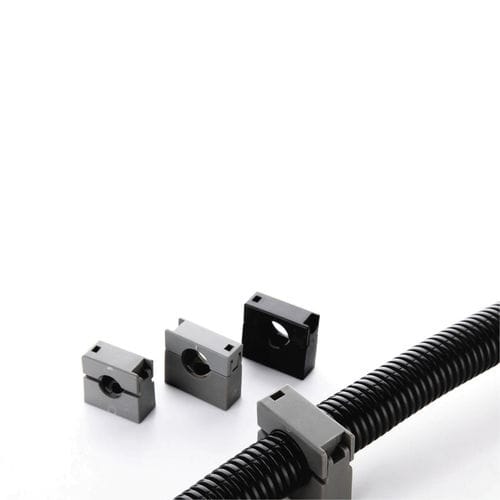 Electrical sheathe hose clamp - BGS series - Arihant Panel Fittings Private Limited - nylon / screw