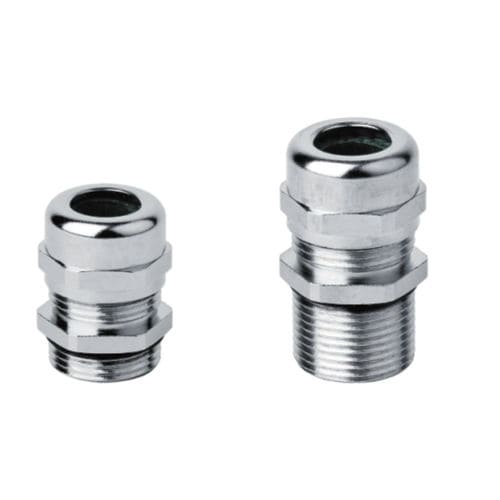 Nickel-plated brass cable gland - 50. series - Arihant Panel Fittings Private Limited - IP68 / halogen-free / UV-resistant