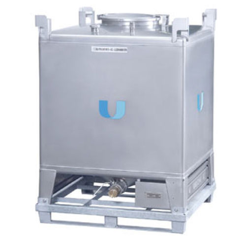 Stainless steel IBC container - LTP series - HIRSCHFELD EMBALLAGES - for liquids / chemical / storage