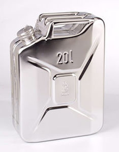 Stainless steel jerrycan - EK series - HIRSCHFELD EMBALLAGES - rectangular / hazardous materials