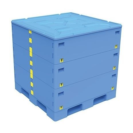 Plastic crate - MSC series  - Inpack Global Co., Ltd - storage / transport / for food applications