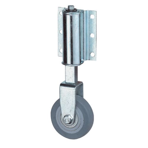 Fixed caster - E30.050 - BS Rollen GmbH - base plate / rubber