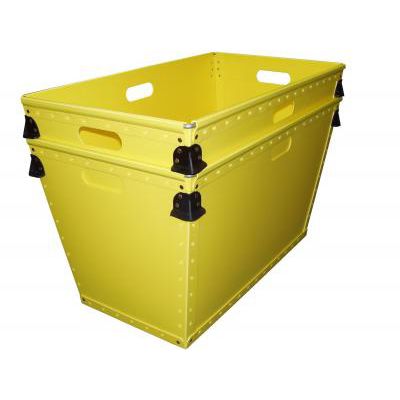 Polypropylene crate - 300155 - Facdem Equipements - galvanised steel / with handle / custom-made