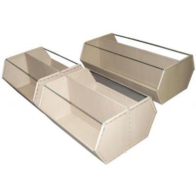 Plastic picking bin - 300699 - Facdem Equipements - galvanised steel / storage / stacking