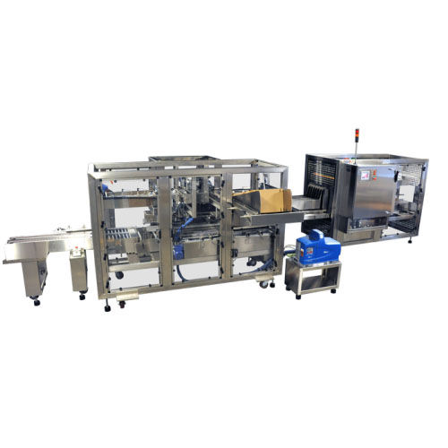 Bottom-loading tray packer sleeve wrapping machine - TR CPT Series ...