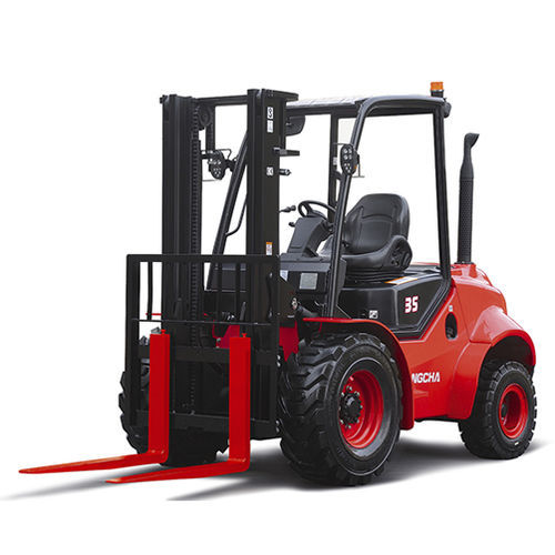 All-terrain forklift - TT 2RM series - HANGCHA FRANCE - diesel / ride-on / 4-wheel