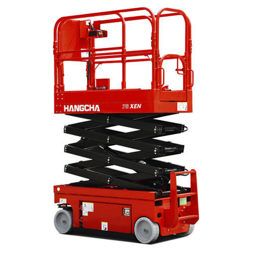 Self-propelled scissor lift - XEN series - HANGCHA FRANCE - electric / indoor/outdoor