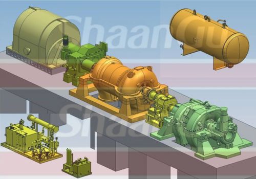 Gas turbine - BPRT - Shaanxi Blower (Group) Co., Ltd. - for energy recovery / horizontal shaft