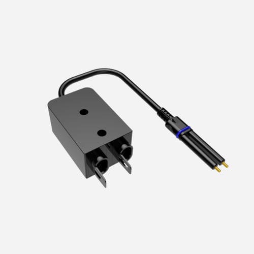 Electrical power supply connector - DV 206  - KERSTEN Elektrostatik - wire-to-wire / rectangular / snap-on