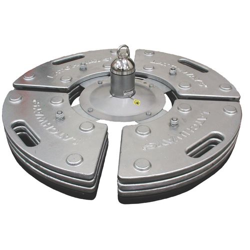 Galvanized steel fall arrest anchor Constant Force® MSA for roof