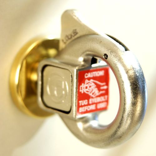 Stainless steel fall arrest anchor PushLock® MSA concrete