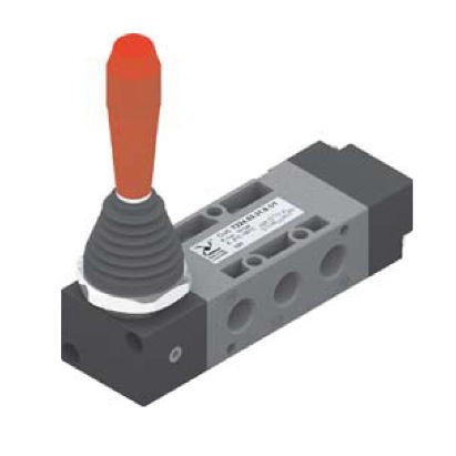 Manually-controlled pneumatic directional control valve - VAP Industrie - spool / compact