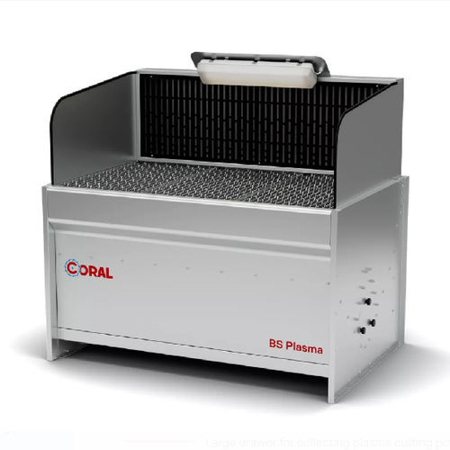 Plasma cutting downdraft table - BS PLASMA series - CORAL - for dust removal