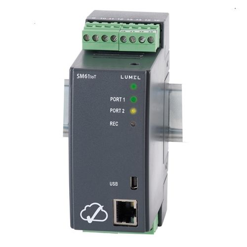 Temperature data logger - SM61IoT - LUMEL - current / power / Modbus