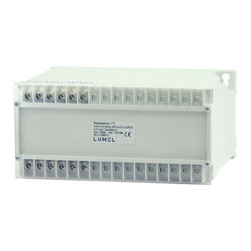 Current transformer - LU01 - LUMEL - voltage / DIN rail mount / protection
