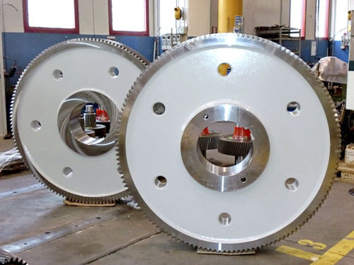 Straight-toothed sprocket wheel - Galbiati Group S.r.l. - hub / steel / for the cement industry