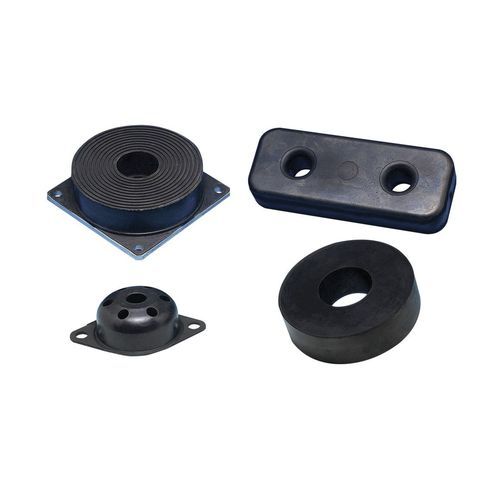 Rectangular anti-vibration mount - Hutchinson Precision Sealing Systems - rubber / for heavy loads / machine