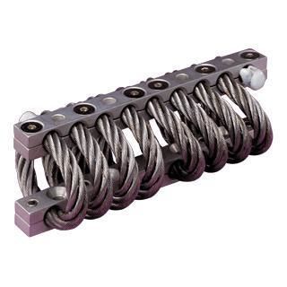 Galvanised steel cable clamp - Vibcable - Hutchinson Precision Sealing Systems - aluminium / stainless steel / snap-on