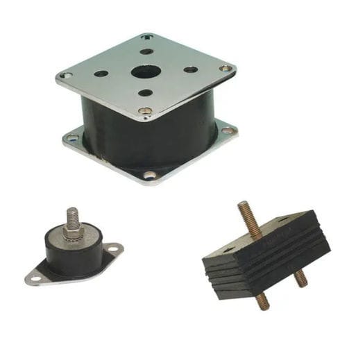 Square anti-vibration mount - 53 - Hutchinson Precision Sealing Systems - rubber / for machinery / for heavy loads