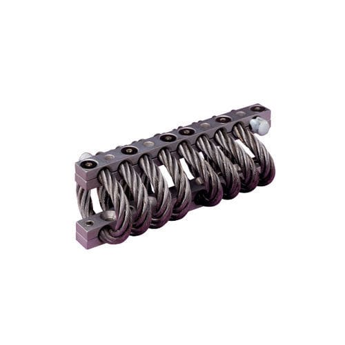 Galvanised steel cable clamp - Vibcable - Hutchinson Precision Sealing Systems - aluminium / stainless steel / snap-on