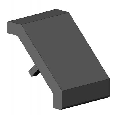 Rectangular cap - 4011 K - SW 01 series - TecEnMa GmbH - polyamide / protective
