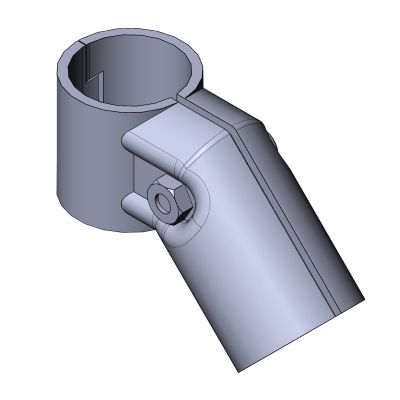 Round tube connector - 5020 S 001 SW 01 - TecEnMa GmbH - elbow / steel