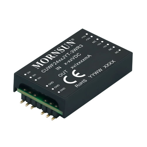 Regulated DC-DC converter - CUWF24_JYT-3WR3  - MORNSUN Guangzhou Science & Technology Co.,Ltd. - isolated / SMD / industrial